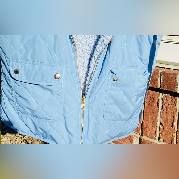 💙SkyBlueVest🦋Sz-(M) LoveTree Reversible Vest w/4 Pockets Both Sides-Runs Small⚠️ - Picture 4 of 16